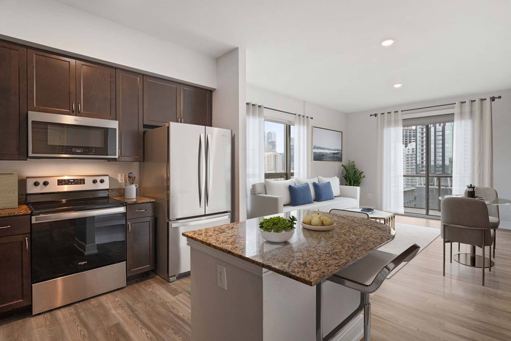 Kitchen at Windsor on the Lake, 43 Rainey Street Austin, TX 78701