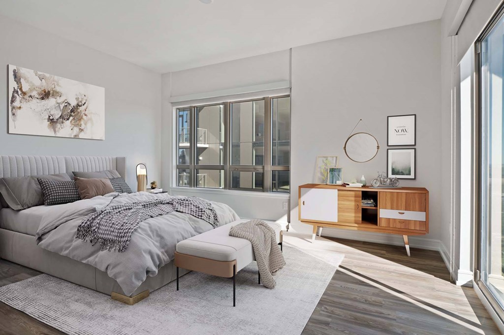 Bedroom at Windsor on the Lake, 43 Rainey Street Austin, TX 78701