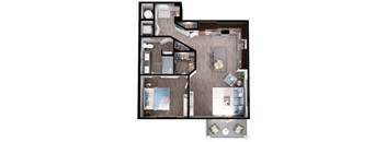 A5 floor plan at Windsor Interlock, 2 Interlock Ave NW, GA