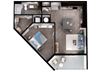 A7 Floor Plan A7 Floor Plan at Windsor Interlock, Atlanta, Georgia