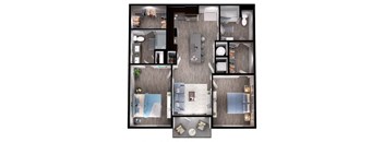 B1-1 Floor plan at Windsor Interlock, 2 Interlock Ave NW, GA