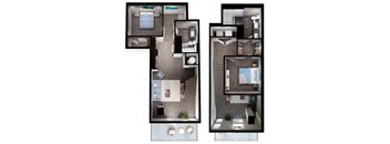 T3 Floor Plan at Windsor Interlock, 2 Interlock Ave NW, GA