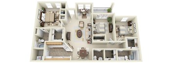 Floor plan 3 at Windsor Johns Creek, 11201 State Bridge Road, Johns Creek