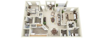 Montreal Floor Plan at Windsor Johns Creek, GA, 30022