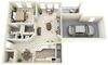 Placid floor plan Placid floor plan at Windsor Johns Creek, 11201 State Bridge Road, Johns Creek