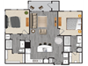 2 Bedrooms and 2 Bathrooms Floor Plans 2 Bedrooms and 2 Bathrooms Floor Plans at Windsor Mustang Park, Texas, 75010