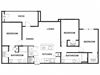 3 Bed, 2 Bath Floor Plan 3 Bed, 2 Bath Floor Plan at Windsor Ridge, Austin, TX