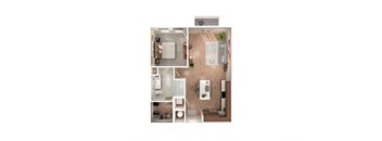 A3 floor plan at Windsor South Congress, Austin, Texas