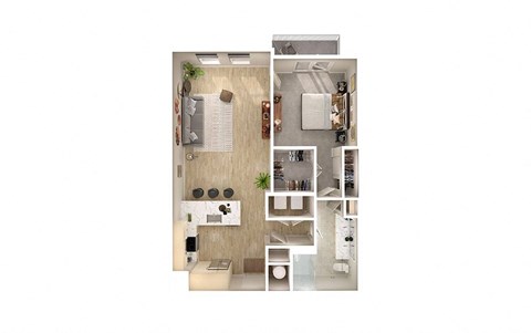 A5 floor plan at Windsor South Congress, 8103 S. Congress Avenue, 78745