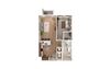 A8A floor plan A8A floor plan at Windsor South Congress, Austin, Texas