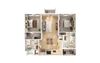 B1 floor plan B1 floor plan at Windsor South Congress, TX, 78745