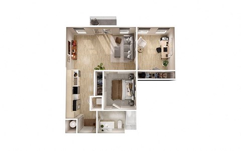 S2 floor plan at Windsor South Congress, Austin, TX