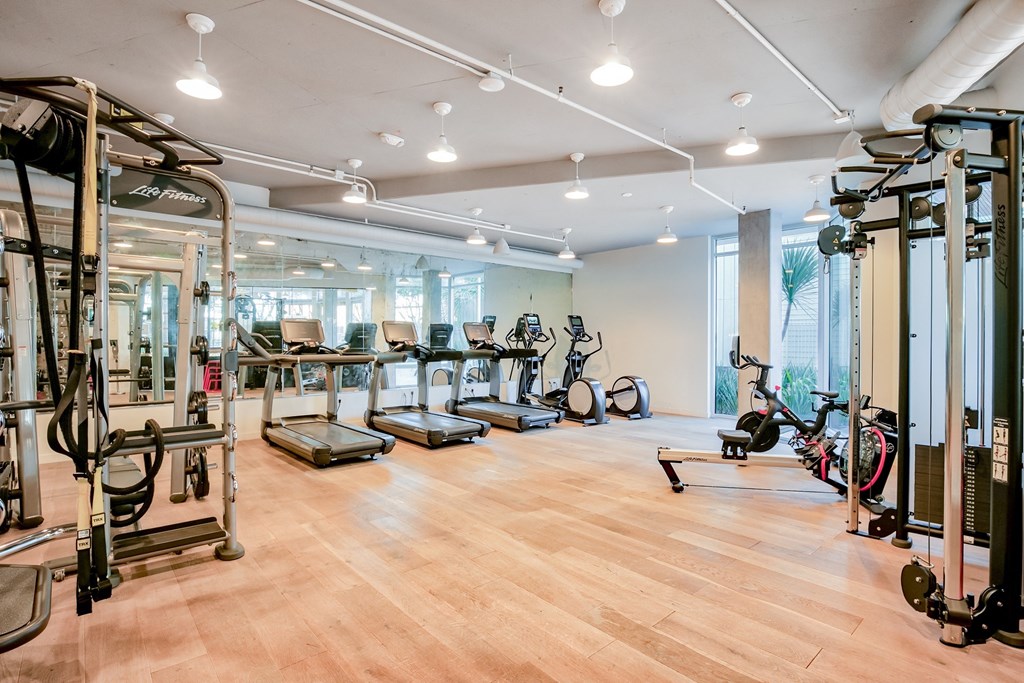 Fitness Center Fully equipped fitness center at Dogpatch, San Francisco