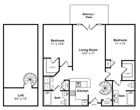 Arnaz Floorplan at Windsor at Hancock Park