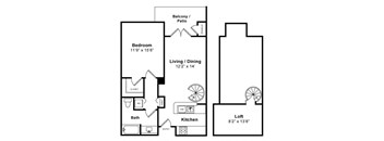 Astaire Floorplan at Windsor at Hancock Park