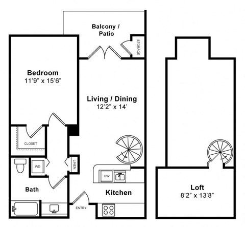 Astaire Floorplan at Windsor at Hancock Park