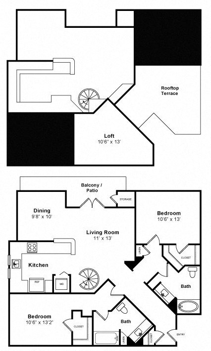Crawford Floorplan at Windsor at Hancock Park