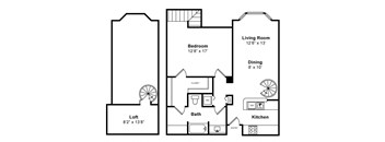 Hepburn Floorplan at Windsor at Hancock Park
