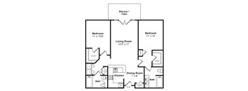 Martin and Lewis Floorplan at Windsor at Hancock Park