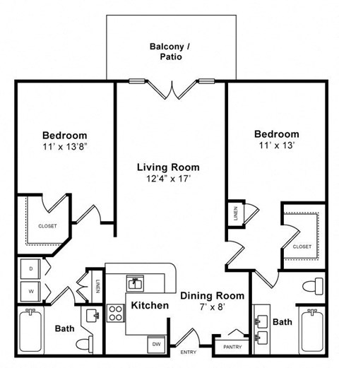 Martin and Lewis Floorplan at Windsor at Hancock Park