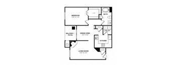 A2 Floorplan at Windsor at Main Place, Orange, CA