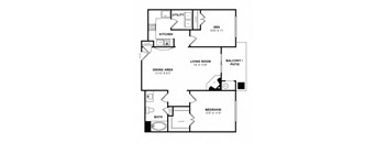 A3 Floorplan at Windsor at Main Place, Orange, CA