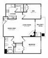 A3 Floorplan at Windsor at Main Place, Orange, CA