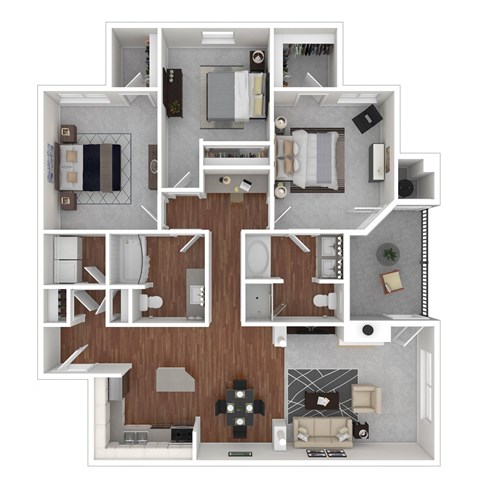 Freesia floor plan at Windsor at Meadow Hills, Aurora, Colorado