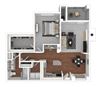 Pomponette floor plan at Windsor at Meadow Hills, Aurora, Colorado