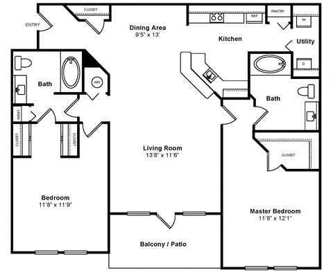 Floorplan at Windsor at Miramar, 3701 Southwest 160th Avenue, 33027