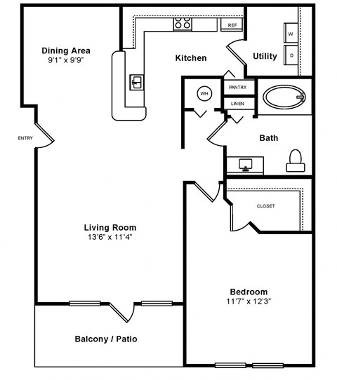 Floorplan at Windsor at Miramar, 3701 Southwest 160th Avenue, 33027