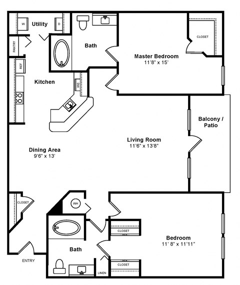 Floorplan at Windsor at Miramar, 3701 Southwest 160th Avenue, 33027