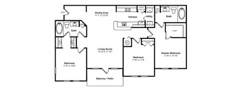 Floorplan at Windsor at Miramar, 3701 Southwest 160th Avenue, 33027