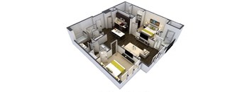 B1 Floor Plan at Windsor at Pinehurst, Lakewood, CO