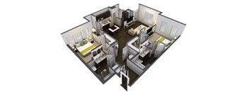 B2 Floor Plan at Windsor at Pinehurst, Lakewood, CO