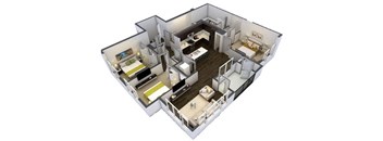C1 Floor Plan at Windsor at Pinehurst, Lakewood, CO