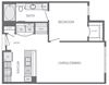 A1 Floorplan at Windsor at West University, 2630 Bissonnet Street, Houston, 77005