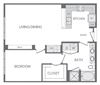A5 Floorplan at Windsor at West University, 2630 Bissonnet Street, Houston, 77005