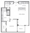A6 Floorplan at Windsor at West University, 2630 Bissonnet Street, Houston, 77005