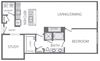 A8 Floorplan at Windsor at West University, 2630 Bissonnet Street, Houston, 77005
