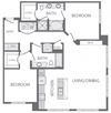 B5 Floorplan at Windsor at West University, 2630 Bissonnet Street, Houston, 77005