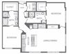 B7 Floorplan at Windsor at West University, 2630 Bissonnet Street, Houston, 77005