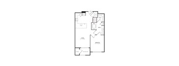 A2 floor plan at Windsor Burnet, Austin, TX