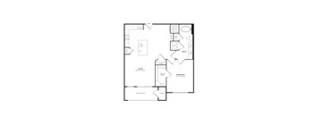 A5 floor plan at Windsor Burnet, Austin, TX