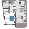 A5 Floor Plan at Windsor Chastain, Atlanta, GA