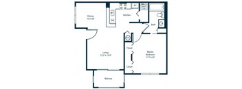 A1 Floorplan at Windsor Coconut Creek, Coconut Creek, FL, 33073