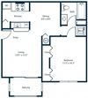 A2 Floorplan A2 Floorplan at Windsor Coconut Creek, Coconut Creek, 33073