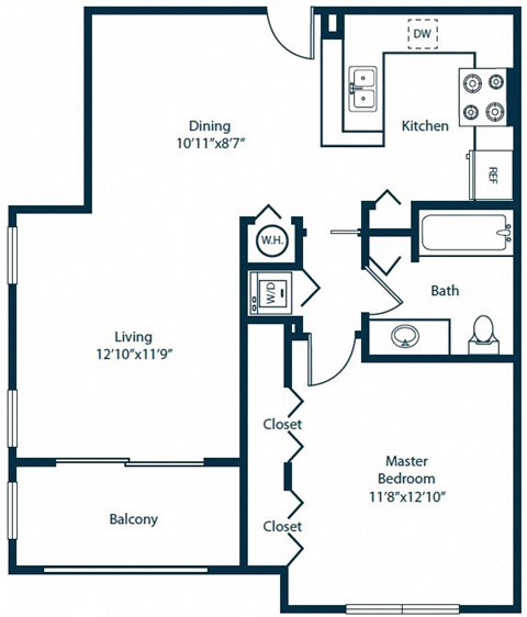 A4 Floorplan at Windsor Coconut Creek, Florida