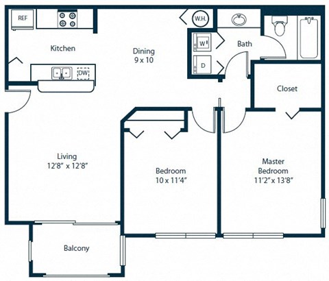 B3 Floorplan at Windsor Coconut Creek, Coconut Creek, 33073