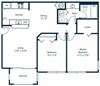 B3 Floorplan B3 Floorplan at Windsor Coconut Creek, Coconut Creek, 33073